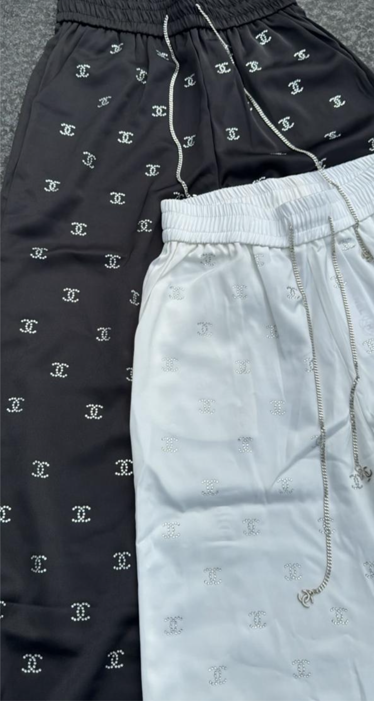 *PRE ORDER* Rhinestone Chain Pants